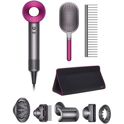 Фен Dyson Supersonic HD07 Gift Edition Iron/Fuchsia (фуксия) - фото 27123