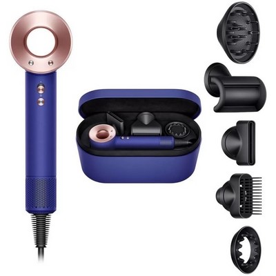 Фен Dyson Supersonic HD07 Vinca Blue/Rose (синий/розовое золото) - фото 27162