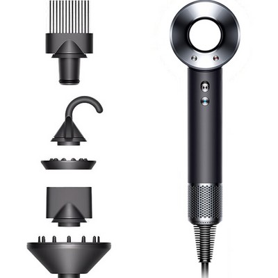 Фен Dyson Supersonic HD08 Black/Nickel (черный/никель) - фото 27165