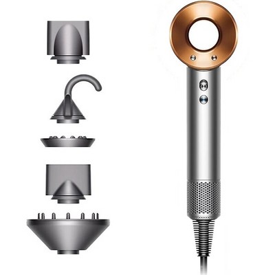 Фен Dyson Supersonic HD08 Bright Nickel/Rich Copper (никель/медь) - фото 27181