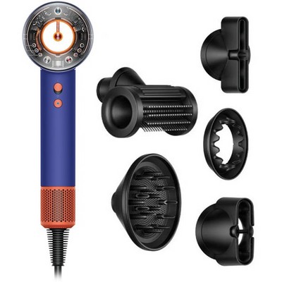 Фен Dyson Supersonic Nural HD16 Vinca Blue/Topaz (синий/оранжевый) - фото 27284