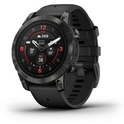 Умные часы Garmin Epix Pro (Gen 2) Sapphire Edition 47mm Carbon Grey 010-02803-11 - фото 27741