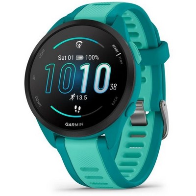 Умные часы Garmin Forerunner 165 Music Turquoise Aqua 010-02863-32 - фото 27916