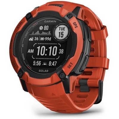 Умные часы Garmin Instinct 2X Solar Red 010-02805-01 - фото 28070