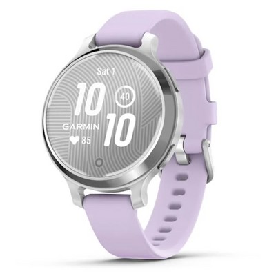 Умные часы Garmin Lily 2 Active Silver with Purple Jasmine Silicone Band 010-02891-01 - фото 28154