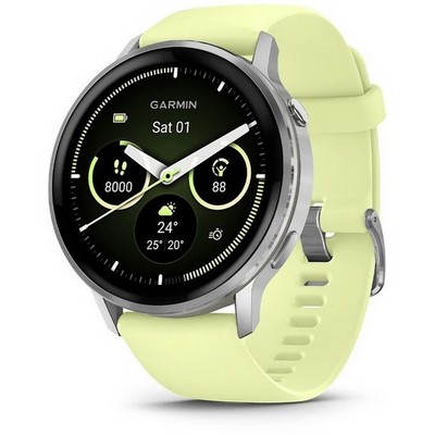 Умные часы Garmin Venu 4 45mm Silver Citron Green 010-03014-02 - фото 28412