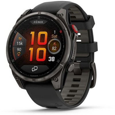 Умные часы Garmin Fenix 8 Pro 47mm Amoled Sapphire Titanium Carbon Gray 010-03198-01 - фото 28415