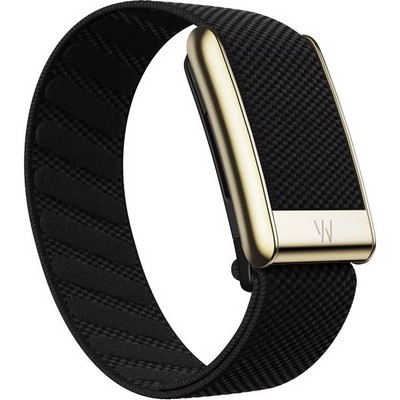 Плетёный люксовый ремешок Whoop Superknit Luxe 5.0 Obsidian with Gold - фото 28569