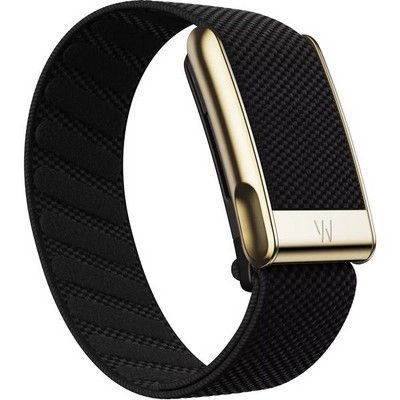 Плетёный люксовый ремешок Whoop Superknit Luxe MG Obsidian with Gold - фото 28653