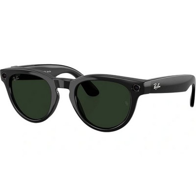 Умные очки Ray-Ban Headliner (Gen 2) RW4013 Shiny Black/ Transitions Graphite Green lenses Size L - фото 29795