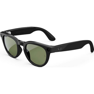 Умные очки Ray-Ban Headliner (Gen 2) RW4013 Shiny Black/ Green lenses Size M - фото 29809