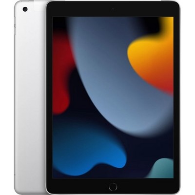Планшет Apple iPad 10.2 2021, 64 ГБ, Wi-Fi + Cellular, серебристый - фото 8424