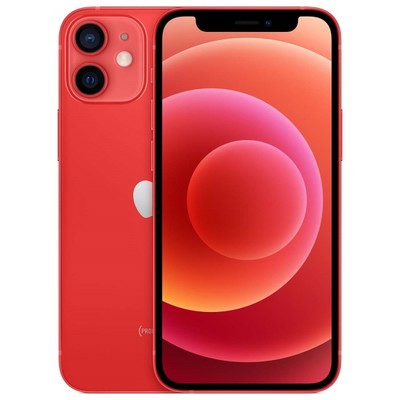 Смартфон Apple iPhone 12 mini 64 ГБ, nano SIM+eSIM, (PRODUCT)RED - фото 4901