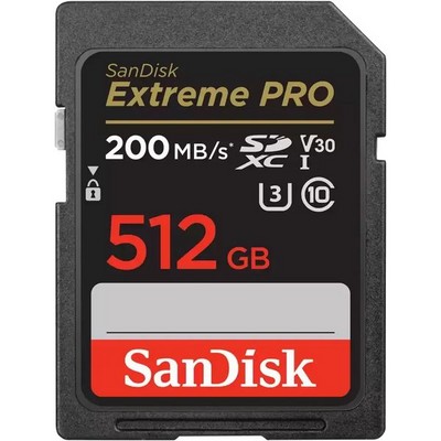 Карта памяти SanDisk Extreme Pro 512GB SDXC UHS-I U3 (SDSDXXD-512G-GN4IN) - фото 32780