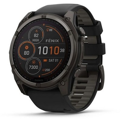 Умные часы Garmin Fenix 8 51mm Solar Sapphire Titanium Carbon Gray 010-02907-11 - фото 34083