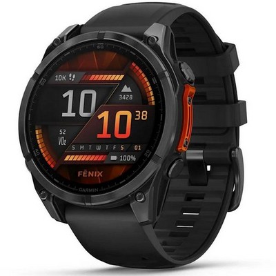 Умные часы Garmin Fenix 8 47mm Amoled Slate Gray with Black 010-02904-09 - фото 34252