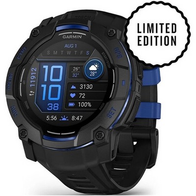 Умные часы Garmin Instinct 3 50mm Amoled Blue 010-03020-03 - фото 34506