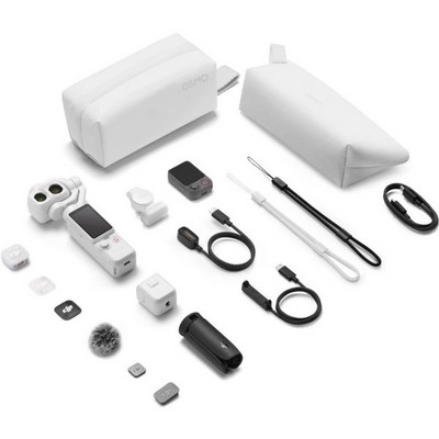 Экшн-камера DJI Osmo Pocket 4P Vlog Combo White - фото 35140