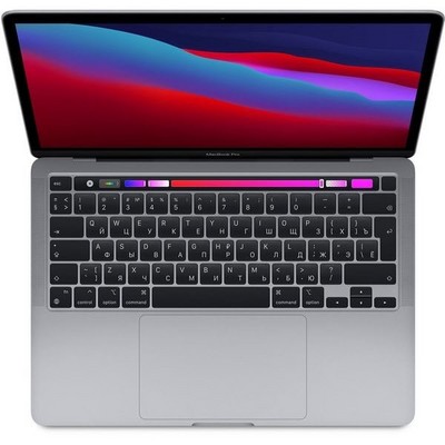 Ноутбук Apple MacBook Pro 13 Late 2020 (Apple M1/8Gb/256Gb SSD) MYD82, серый космос - фото 9333