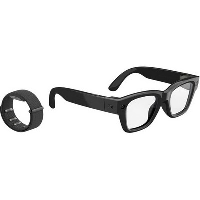Умные очки Ray-Ban Display Shiny Black Large, браслет Black Neural Band Size 3 - фото 35439