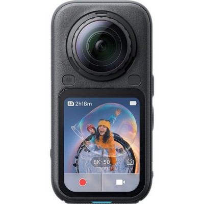 Экшн-камера Insta360 X6 Standard Bundle Midnight Black - фото 35477