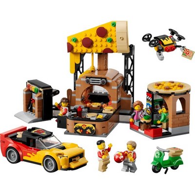 Конструктор LEGO City Pizza Delivery (60496) - фото 35623