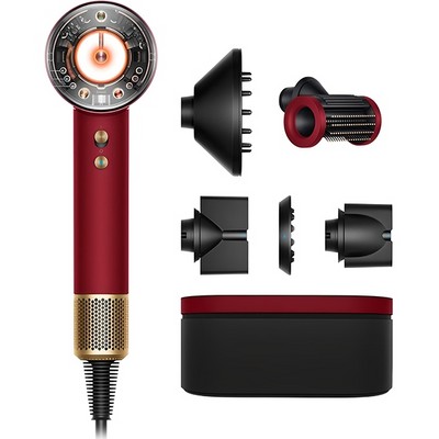 Фен Dyson Supersonic Nural HD16 Red Velvet/Gold с кейсом - фото 36521