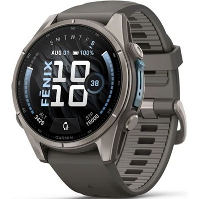 Умные часы Garmin Fenix 9 43mm Amoled Sapphire Titanium with Pebble Gray Silicone Band (010-04761-11) - фото 36937