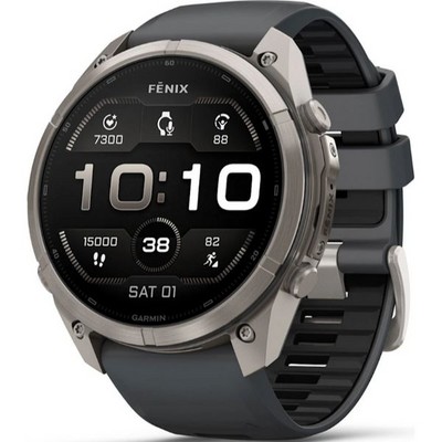 Умные часы Garmin Fenix 9 Pro 51mm Amoled Sapphire Titanium with Graphite/Black Silicone Band (010-04337-26) - фото 36962