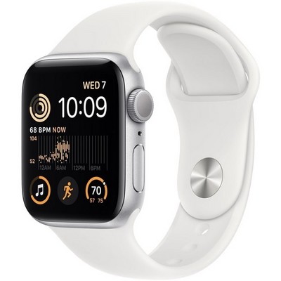 Умные часы Apple Watch SE 2022, 40 мм, корпус из алюминия серебристого цвета MNJV3 - фото 9824