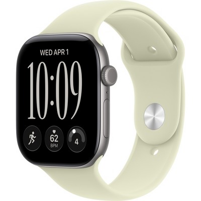Умные часы Apple Watch Series 12 46mm GPS Space Gray Aluminum Case with Pale Succulent Sport Band SM/ML - фото 38041