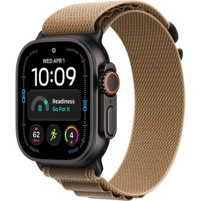 Умные часы Apple Watch Ultra 4 49mm GPS + Cellular Black Titanium Case with Desert Alpine Loop S/M/L - фото 38082