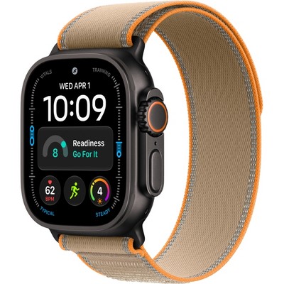 Умные часы Apple Watch Ultra 4 49mm GPS + Cellular Black Titanium Case with Sand Trail Loop SM/ML - фото 38091
