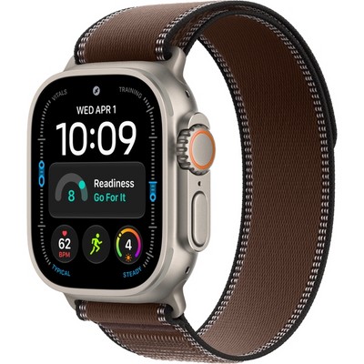 Умные часы Apple Watch Ultra 4 49mm GPS + Cellular Natural Titanium Case with Dark Umber Trail Loop SM/ML - фото 38115