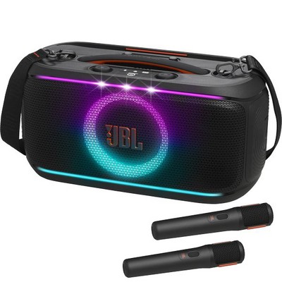 Портативная акустика JBL PartyBox On-The-Go 2 с двумя микрофонами - фото 38591
