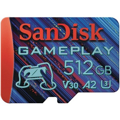 Карта памяти Sandisk GamePlay 512GB microSDXC (SDSQXAV-512G-GN6XN) - фото 38647