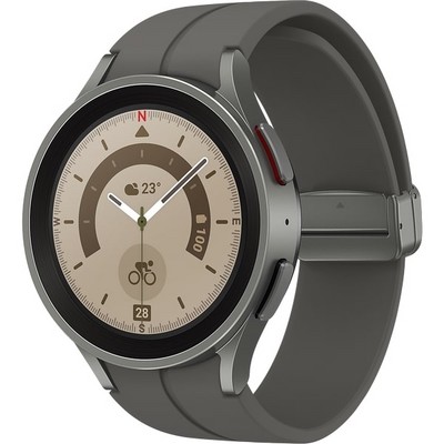 Умные часы Samsung Galaxy Watch5 Pro Wi-Fi NFC, серый титан - фото 11004