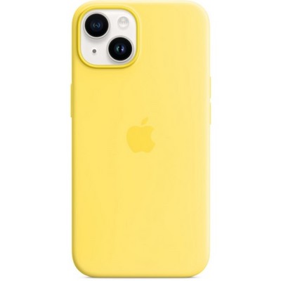 Чехол Apple iPhone 14 Silicone MagSafe - Canary Yellow - фото 11480