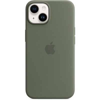 Чехол Apple iPhone 14 Silicone MagSafe - Olive - фото 11483