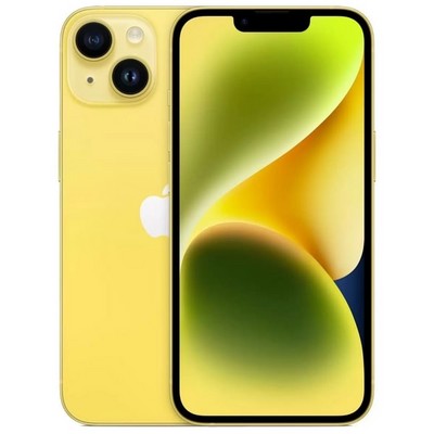 Смартфон Apple iPhone 14 512 ГБ, nano SIM+eSIM, желтый - фото 5556