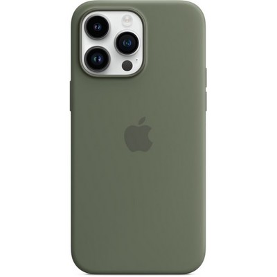 Чехол Apple iPhone 14 Pro Max Silicone MagSafe - Olive - фото 11555