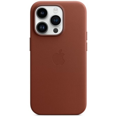 Чехол Apple iPhone 14 Pro Leather MagSafe - Umber - фото 11603