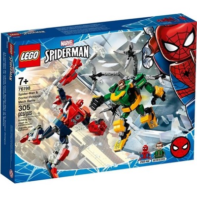 Конструктор LEGO Super Heroes 76198 Битва роботов: Человек-Паук против Доктора Осьминога - фото 12790
