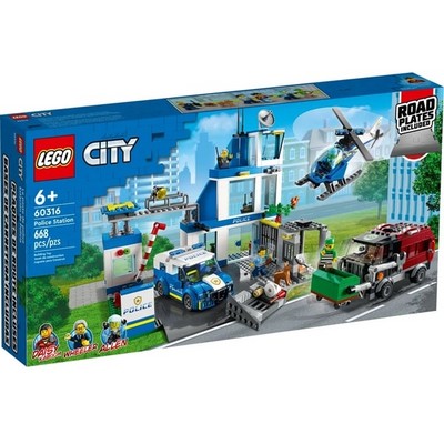 Конструктор LEGO 60316 Полицейский участок - фото 12846