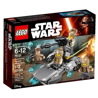 Конструктор LEGO Star Wars 75131 Боевой набор Сопротивления - фото 13069