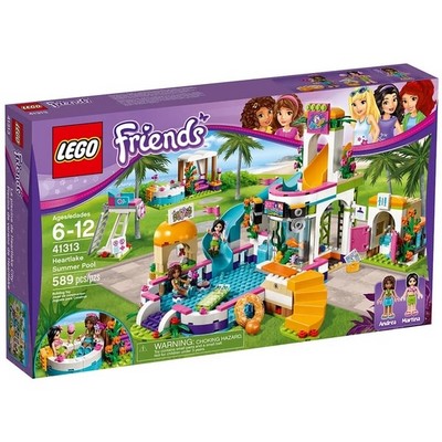 Конструктор LEGO Friends 41313 Летний бассейн Хартлейка - фото 13141