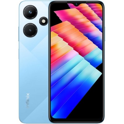 Смартфон Infinix Hot 30i 4/128 ГБ, Dual nano SIM, голубой - фото 13296