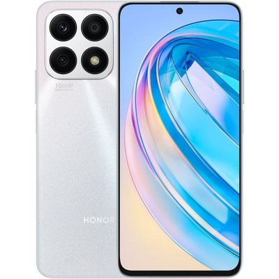 Смартфон HONOR X8a 6/128 ГБ RU, Dual nano SIM, титановый серебристый - фото 13506