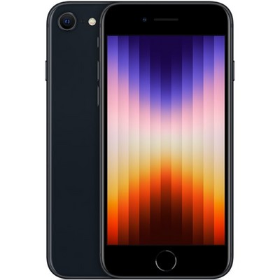 Смартфон Apple iPhone SE 2022 128 ГБ, nano SIM+eSIM, Midnight - фото 4578