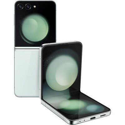 Смартфон Samsung Galaxy Z Flip5 8/256 ГБ 5G, nano SIM+eSIM, мятный - фото 14493